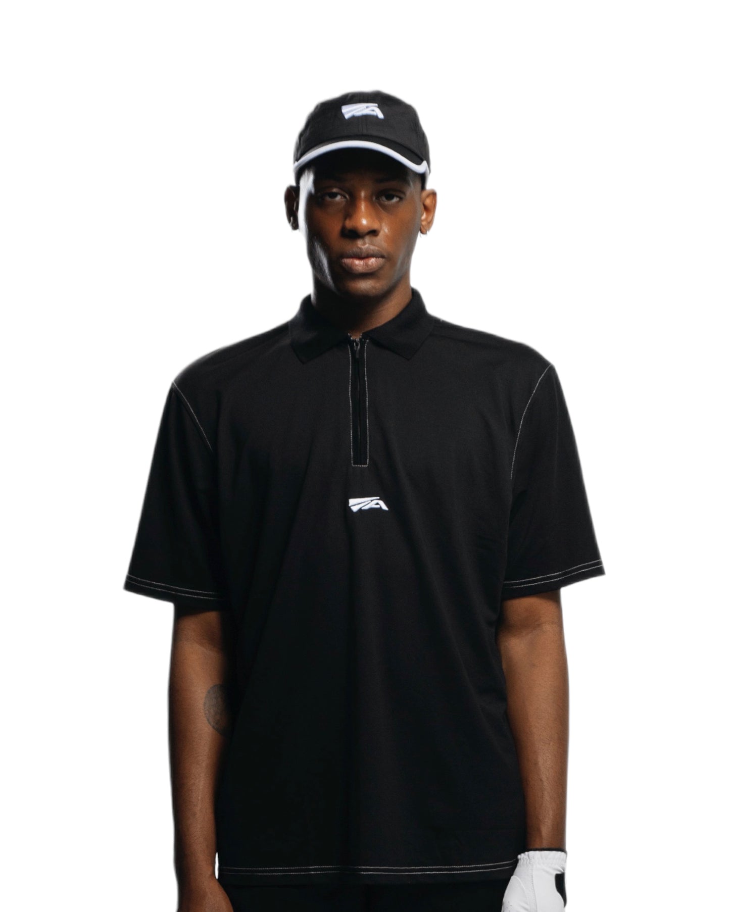 O2 Polo (Black) - ANGEL ARCADE