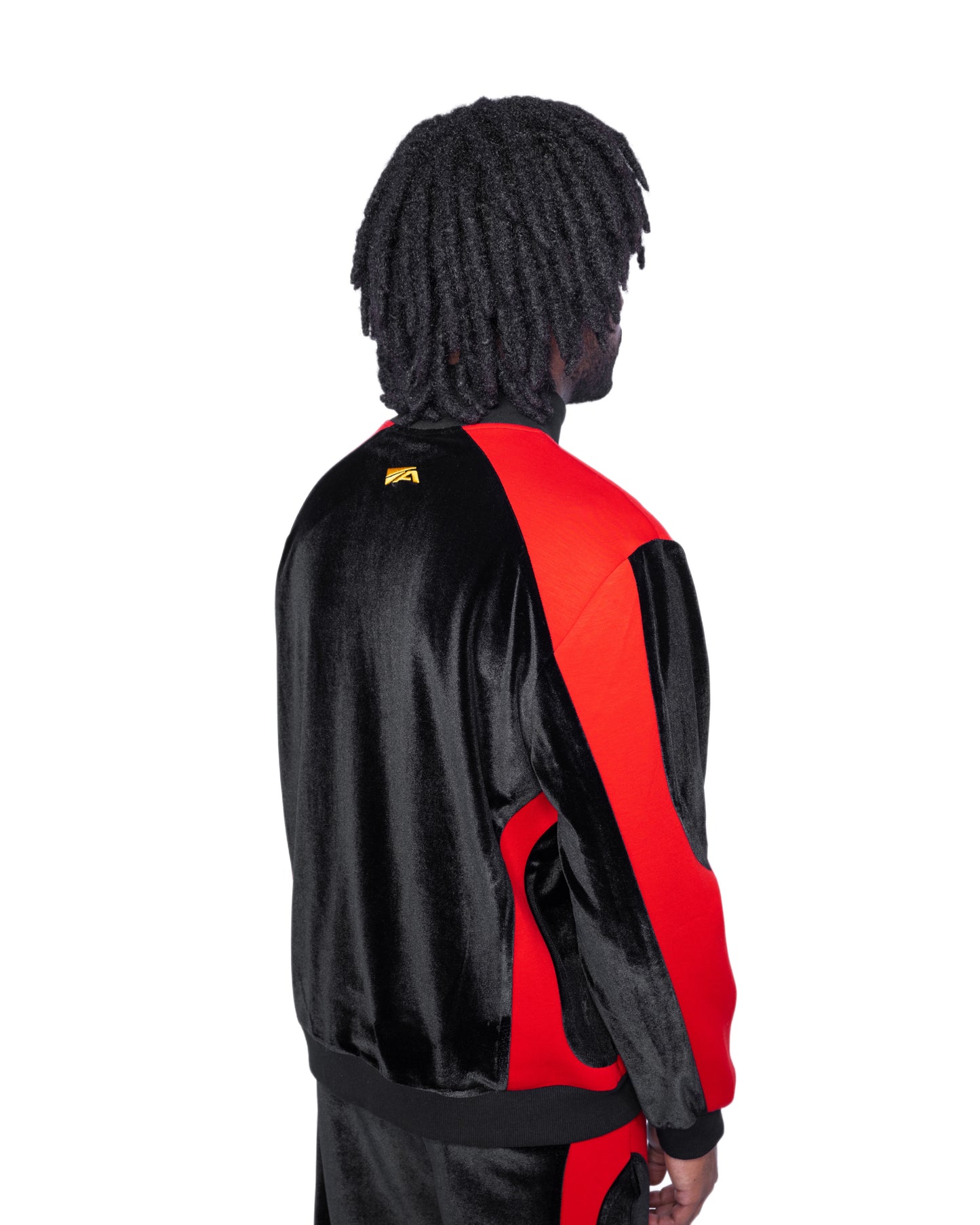 Halo Track Jacket Velour (Bred) - ANGEL ARCADE