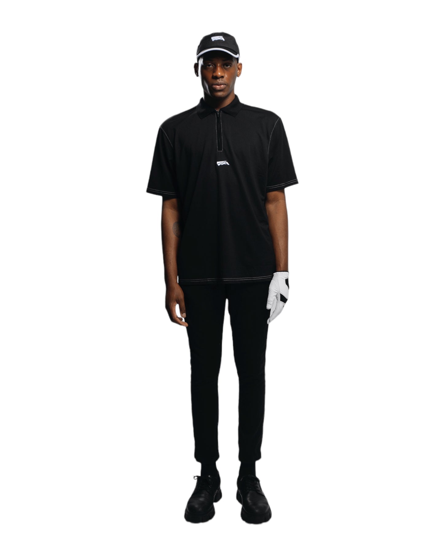 O2 Polo (Black) - ANGEL ARCADE