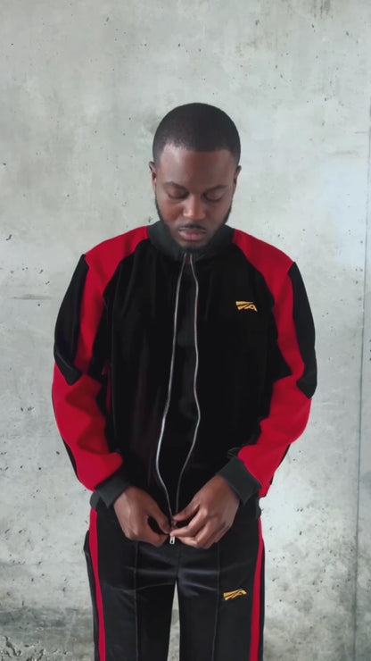Velour Halo Tracksuit (Bred)